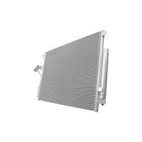 Condenser Air Con with dryer cooling pipes parallel HELLA...
