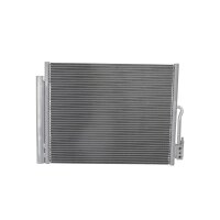 Condenser Air Con with dryer cooling pipes parallel HELLA...