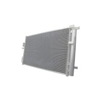 Condenser Air Con with dryer Cooling pipes parallel HELLA...