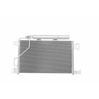 Condenser Air Con with dryer cooling pipes parallel HELLA...