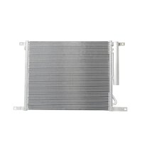 Condenser Air Con with dryer cooling pipes parallel HELLA for CHEVROLET AVEO