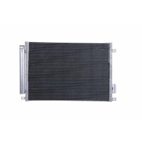 Condenser Air Con with dryer cooling pipes parallel HELLA...