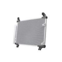 Condenser Air Con with dryer cooling pipes parallel HELLA...