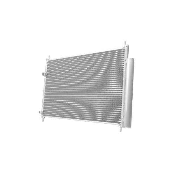 Condenser Air Con with dryer cooling pipes parallel HELLA for TOYOTA AURIS