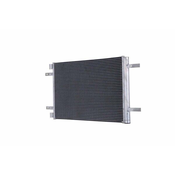 Condenser Air Con with dryer cooling pipes parallel HELLA for PEUGEOT 308