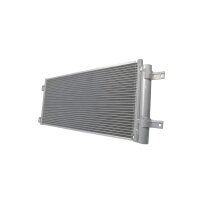 Condenser Air Con with dryer cooling pipes parallel HELLA...