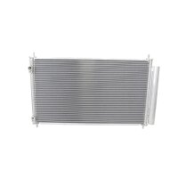 Condenser Air Con with dryer cooling pipes parallel HELLA...