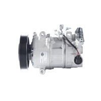 Air Conditioning Compressor 12 V Ø 125 HELLA suitable for e.g. RENAULT MEGANE