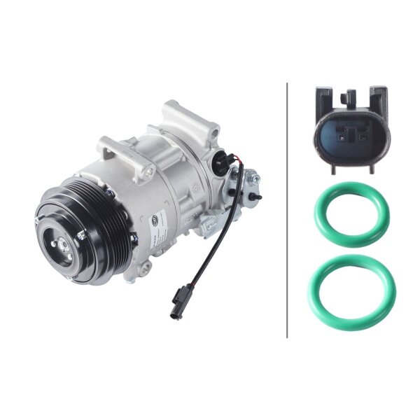 Klimakompressor 12 V Ø 110 HELLA für u.a. MERCEDES-BENZ A-KLASSE