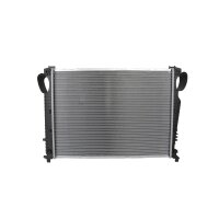 Engine Cooling Radiator cooling fins soldered 641 - 468 mm HELLA for MB S-CLASS