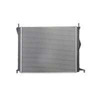 Engine Cooling Radiator fins soldered 480 - 408 mm HELLA for DACIA SANDERO