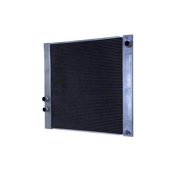 Kühler Motorkühlung Kühlrippen gelötet 577 - 628 mm HELLA für LAND ROVER III