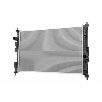 Radiator Engine cooling fins brazed 650 - 408 mm HELLA...