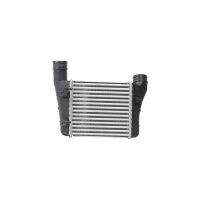 Ladeluftkühler Kühlrippen gelötet Alu 220 mm - 217 mm HELLA für u.a. AUDI A4