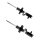 Shock absorber set front left right strut BILSTEIN for HYUNDAI i10