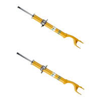 Shock absorber set front left right spring-mounted...