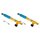 Rear shock absorber set Gas pressure damper BILSTEIN B6 High-performance damper