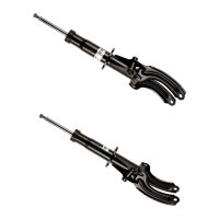 Shock absorber set front left right spring-mounted...