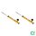 Rear shock absorber set Gas pressure damper BILSTEIN B6 DampTronic® for AUDI Q2