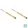 Shock absorber set rear gas pressure damper BILSTEIN B6 for AUDI A3 Cabriolet