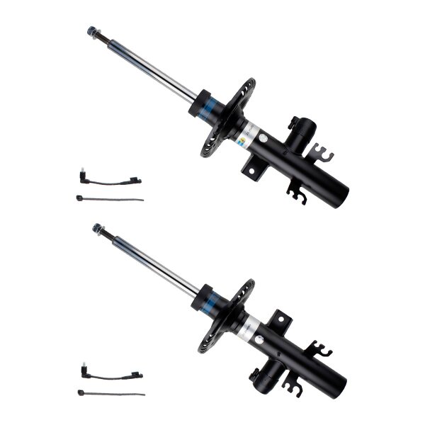 Shock absorber set front left right strut BILSTEIN for e.g. VW TRANSPORTER
