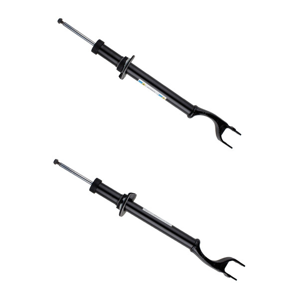 Shock absorber set front left right spring-mounted BILSTEIN for e.g. MB E-CLASS