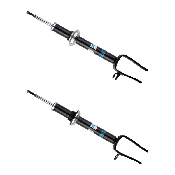 Shock absorber set front left right spring-mounted BILSTEIN for e.g. MB E-CLASS
