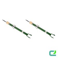 Front shock absorber set, gas pressure, spring-loaded...