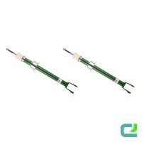 Front shock absorber set, gas pressure, spring-loaded...