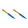 Shock absorber set rear gas pressure shock absorber set non-suspension BILSTEIN B6 4600