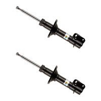 Shock absorber set for car front axle gas pressure strut...