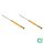 Shock absorber set rear gas pressure damper BILSTEIN B6 for FORD Fiesta notchback