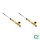 Rear shock absorber set Gas pressure damper BILSTEIN B6 DampTronic® for AUDI Q2