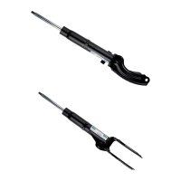 Shock absorber set front left right spring-mounted...