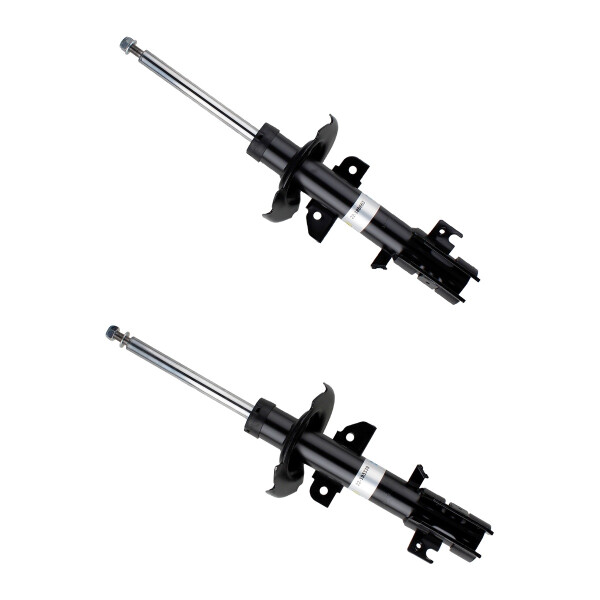 Shock absorber set front axle left right gas strut BILSTEIN for MAZDA 2