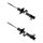 Shock absorber set front left right strut BILSTEIN for e.g. JEEP RENEGADE