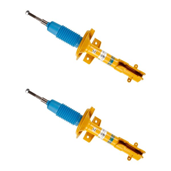 Shock absorber set front axle gas strut BILSTEIN B6 for e.g. FORD MUSTANG