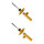 Shock absorber set front left right strut BILSTEIN for e.g. MERCEDES-BENZ CLA