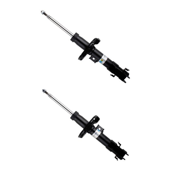 Shock absorber set front axle left right gas strut BILSTEIN for KIA RIO
