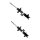 Shock absorber set front left right strut BILSTEIN for e.g. FORD