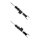 Shock absorber set front left right spring-mounted BILSTEIN for TESLA MODEL