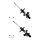 Shock absorber set front left right strut BILSTEIN for e.g. VW TRANSPORTER