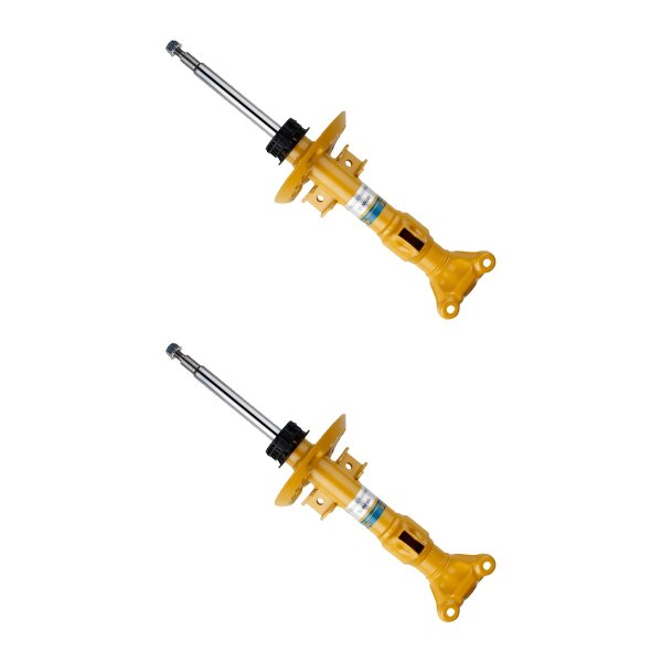 Shock absorber set front axle gas pressure strut BILSTEIN B6 for e.g. MB E-CLASS