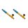 Rear shock absorber set Gas pressure damper BILSTEIN B6 High-performance damper