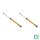 Shock absorber set rear gas pressure damper BILSTEIN B6 for AUDI A1 Sportback