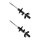 Shock absorber set front left right strut BILSTEIN for e.g. JEEP CHEROKEE