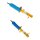 Shock Absorber set front axle gas pressure BILSTEIN for e.g. FORD FIESTA