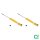 Rear shock absorber set gas pressure spring-loaded damper BILSTEIN B6 for AUDI 50