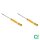 Rear shock absorber set, gas pressure, spring-loaded BILSTEIN B6 for e.g. VW Golf I