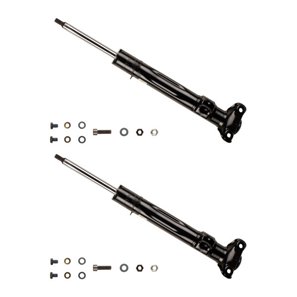 Shock absorber set front axle gas pressure strut BILSTEIN B4 for e.g. MB 124